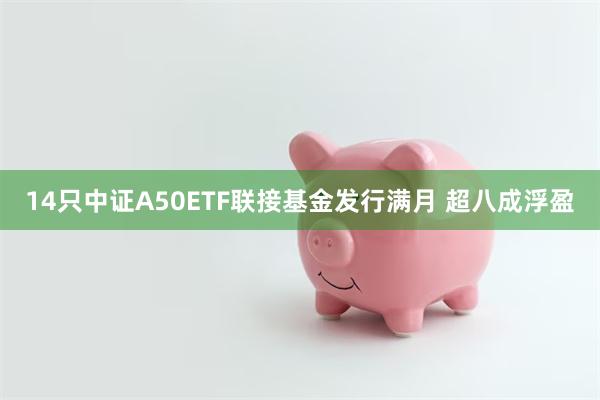 14只中证A50ETF联接基金发行满月 超八成浮盈