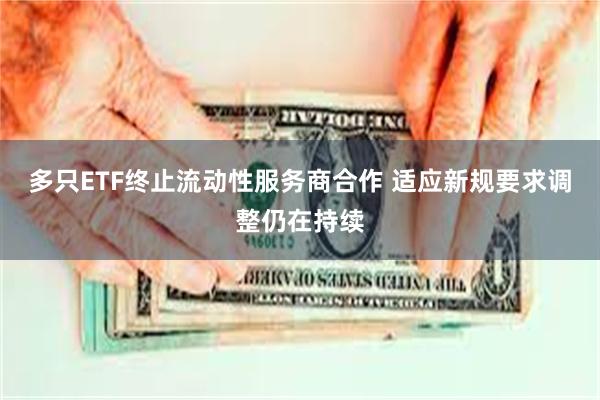 多只ETF终止流动性服务商合作 适应新规要求调整仍在持续