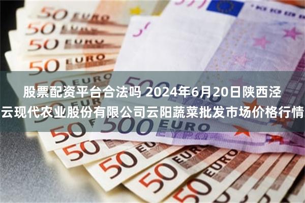 股票配资平台合法吗 2024年6月20日陕西泾云现代农业股份有限公司云阳蔬菜批发市场价格行情