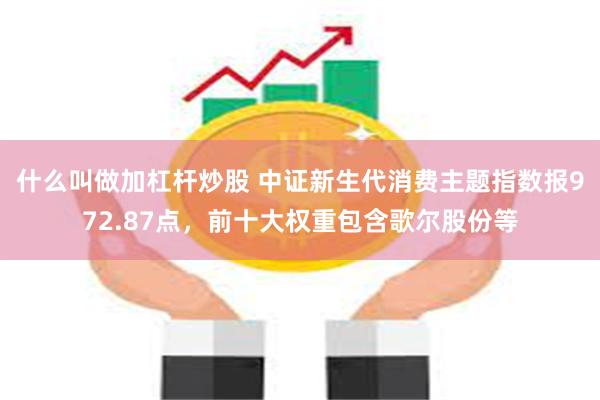 什么叫做加杠杆炒股 中证新生代消费主题指数报972.87点，前十大权重包含歌尔股份等